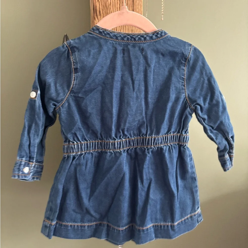 Joe Fresh / Denim Long Sleeve Dress - Picture 4 of 4